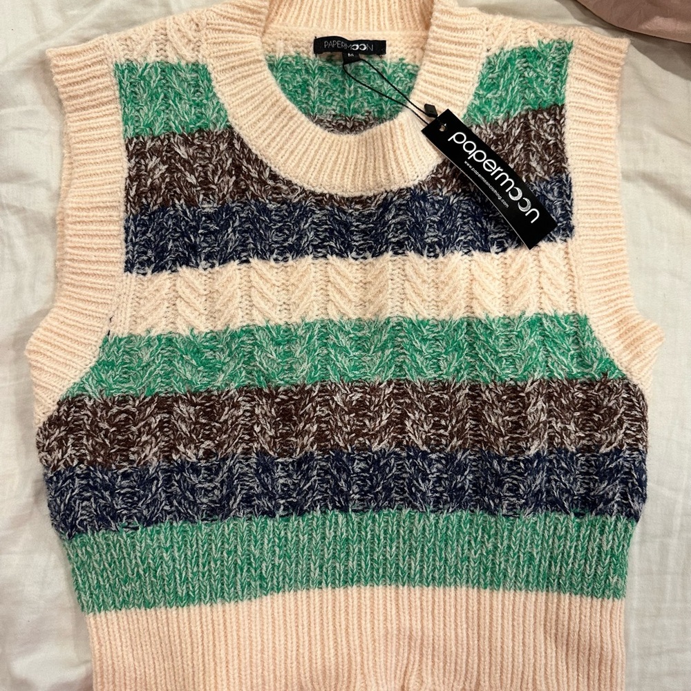 Striped Sweater Vest